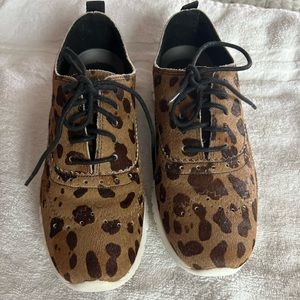 Cole Haan Zerogrand leopard haircalf